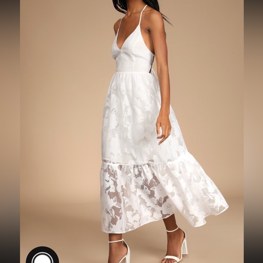 Lulus Floral Midi Dress